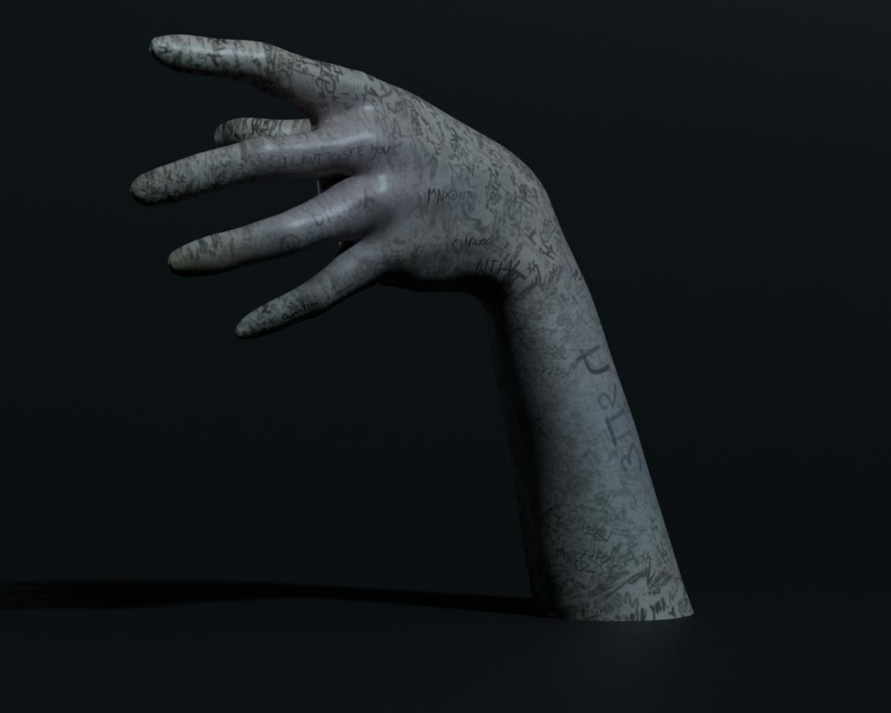 Talk to Me Hand 3d model