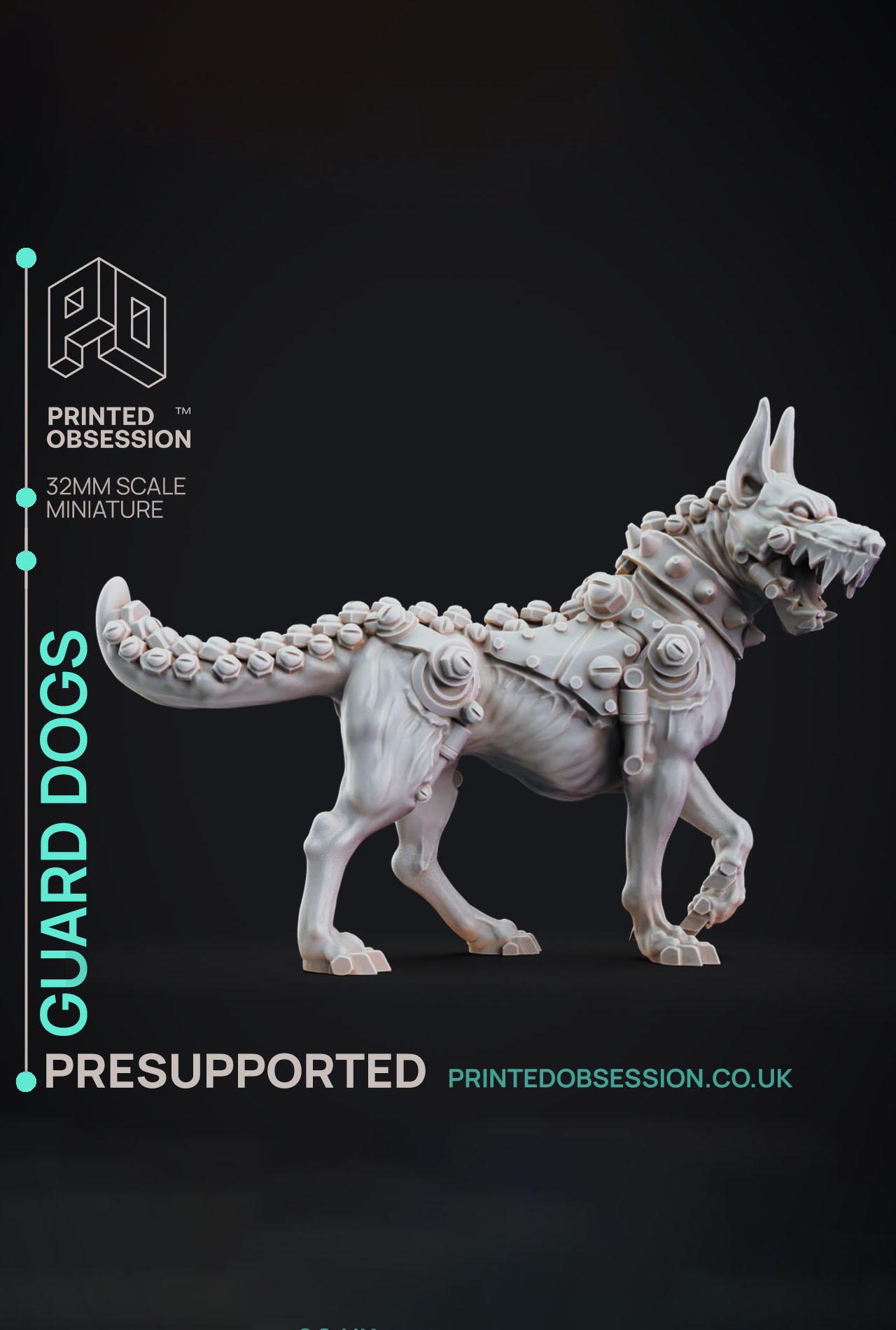 Guard Dogs - Dr Frankensteins Monster - PRESUPPORTED - Illustrated and Stats - 32mm scale			 3d model