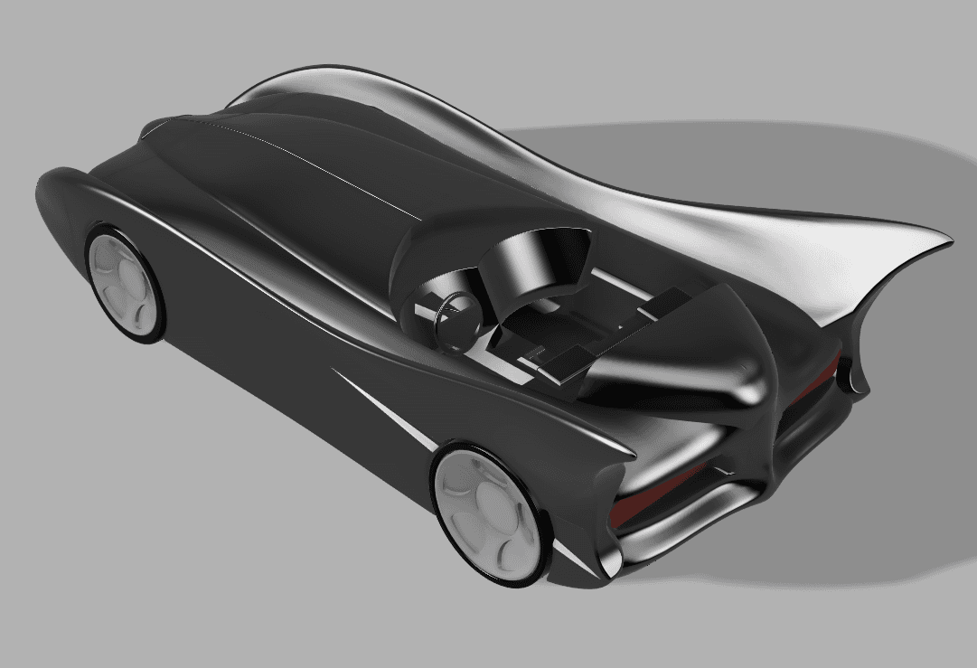 New Adventures Batmobile 3d model