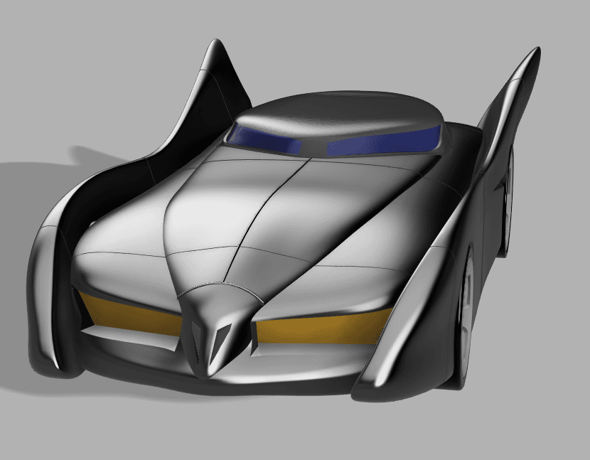 2022 Bat Cycle 3d model