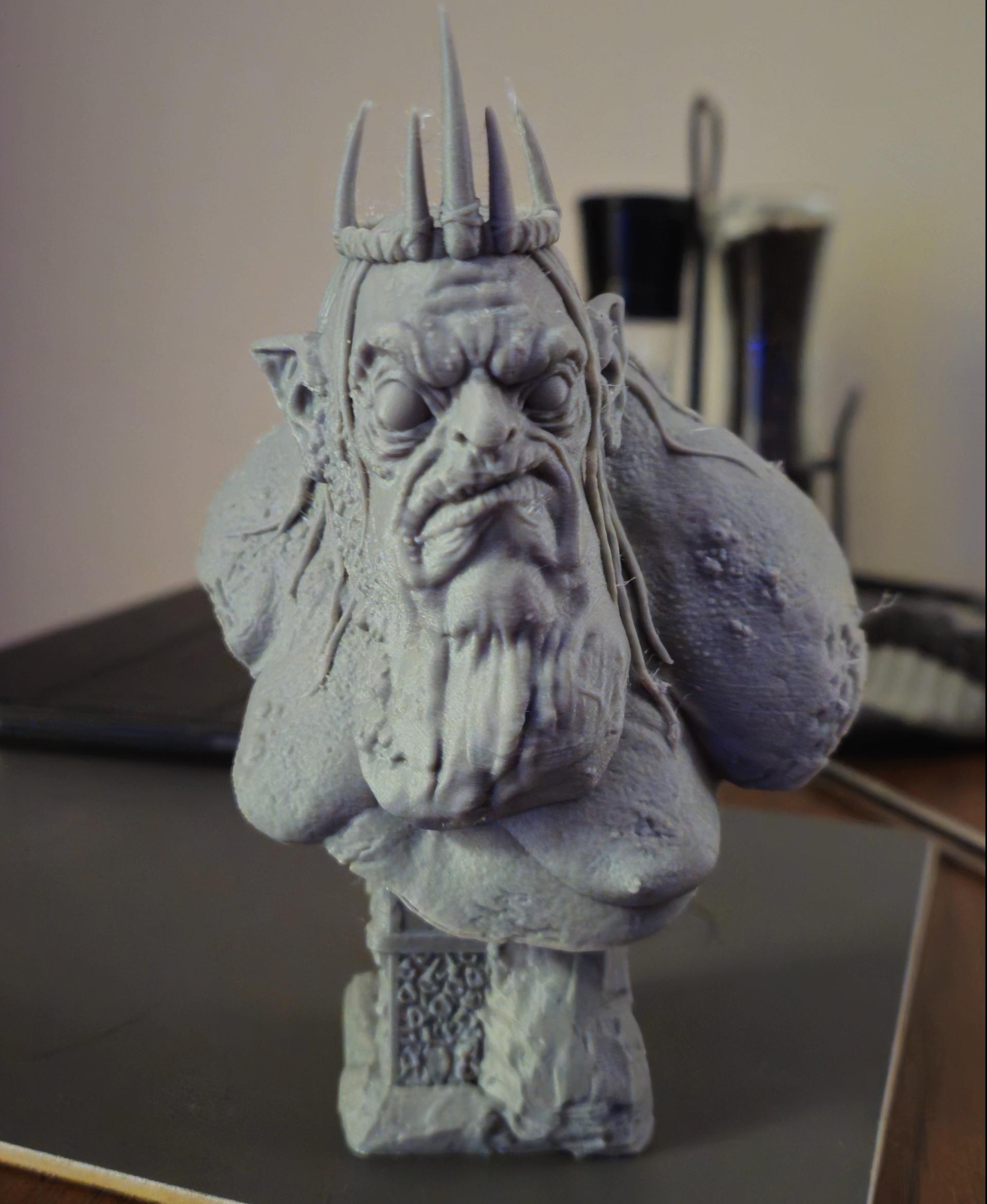 King Goblin bust (Pre-Supported) - Love it - 3d model