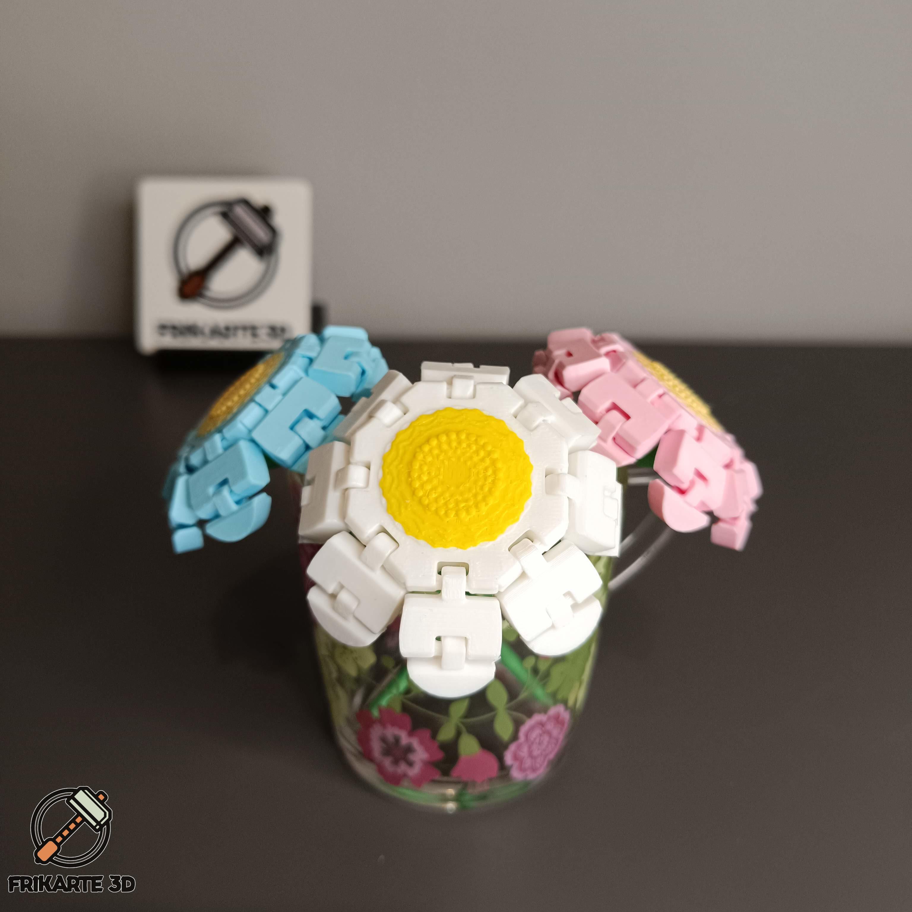 Flexi Daisy Flower 3d model