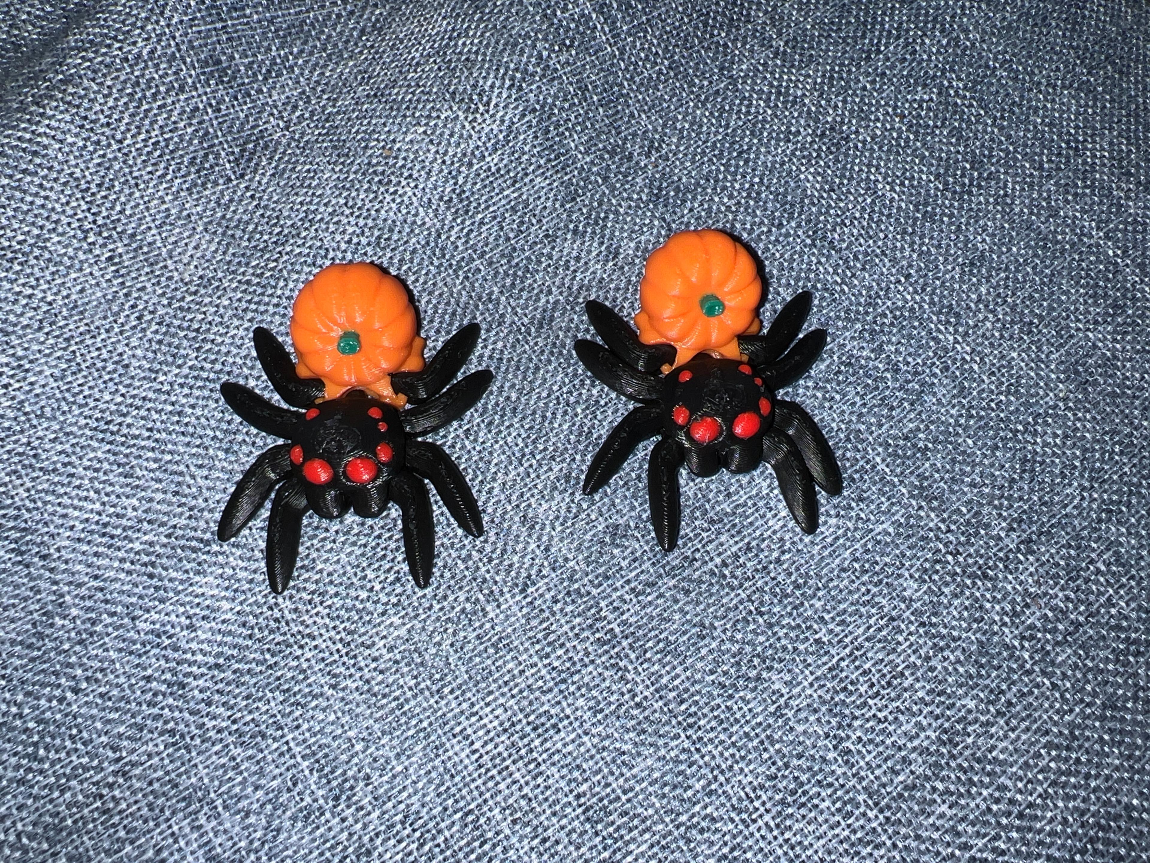 Tiny Pumpkin Spider 3d model