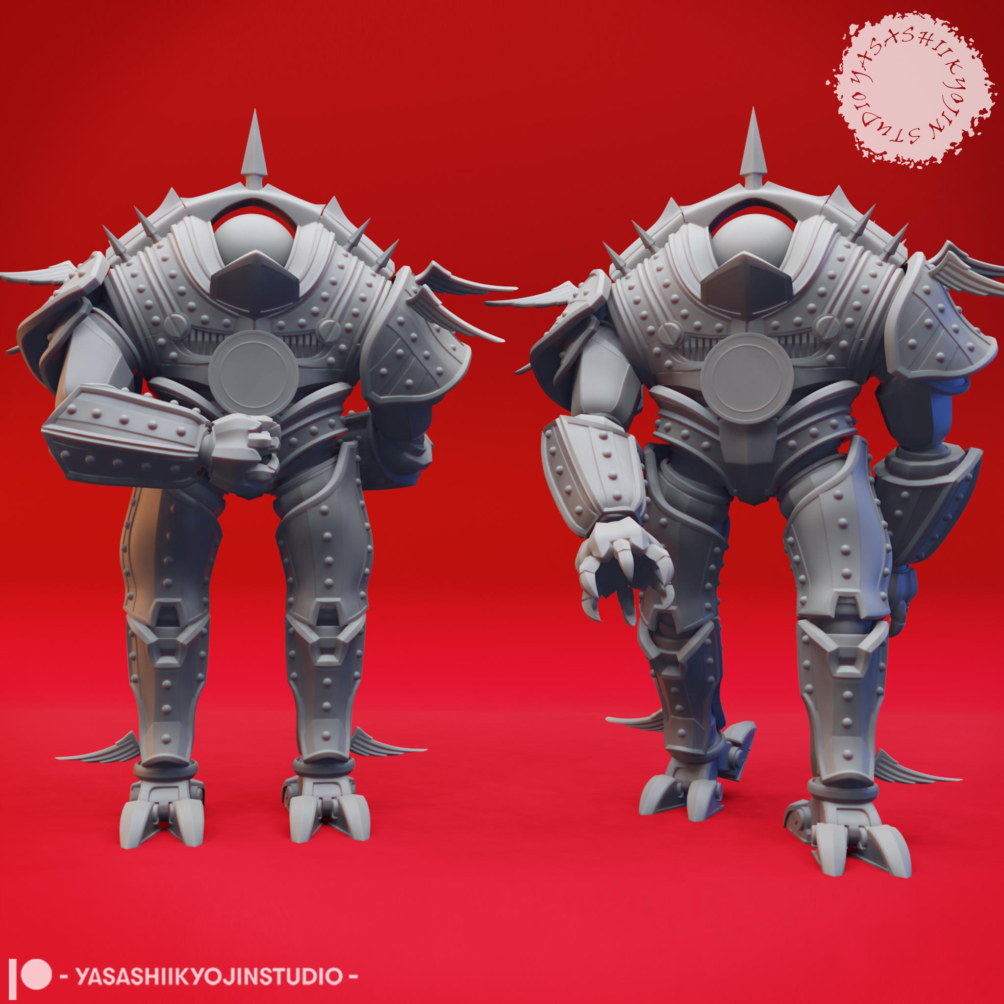 Marut Pair - Tabletop Miniature (Pre-Supported) 3d model