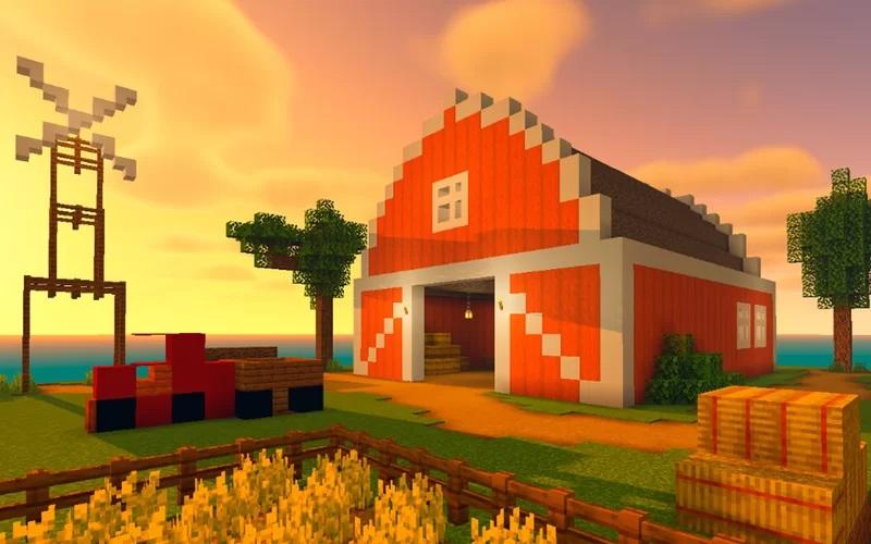 Minecraft Farm 3d model