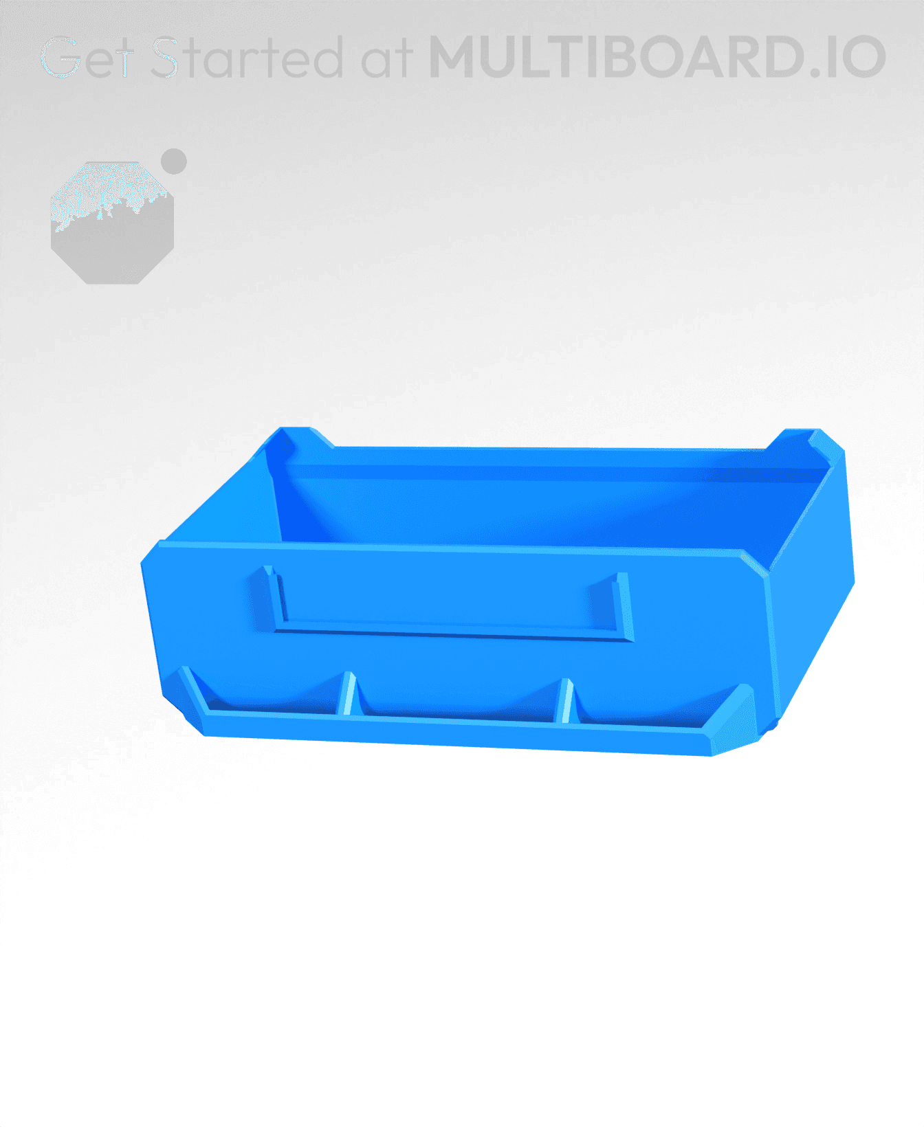 3x1x1.5-Deep - Multibin Simple Drawer 3d model