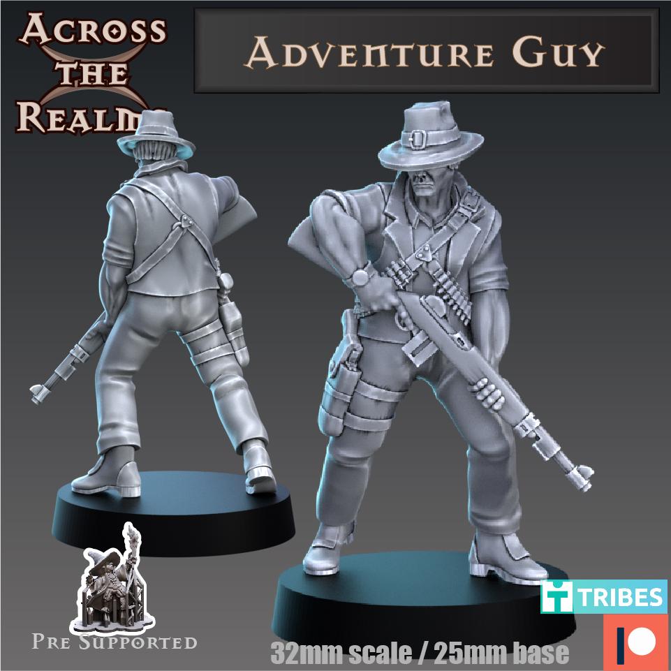 Adventure Guy 3d model