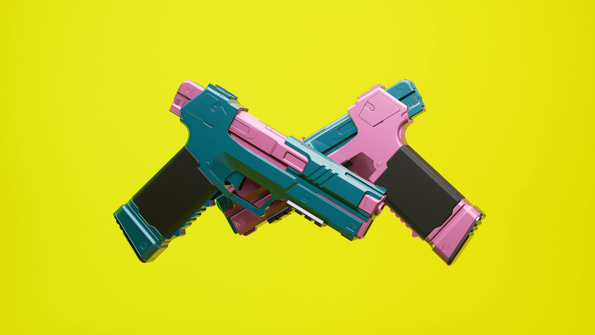 CYBERPUNK EDGERUNNERS REBECCA OMAHA MILITECH GUN 3D FILES 3d model