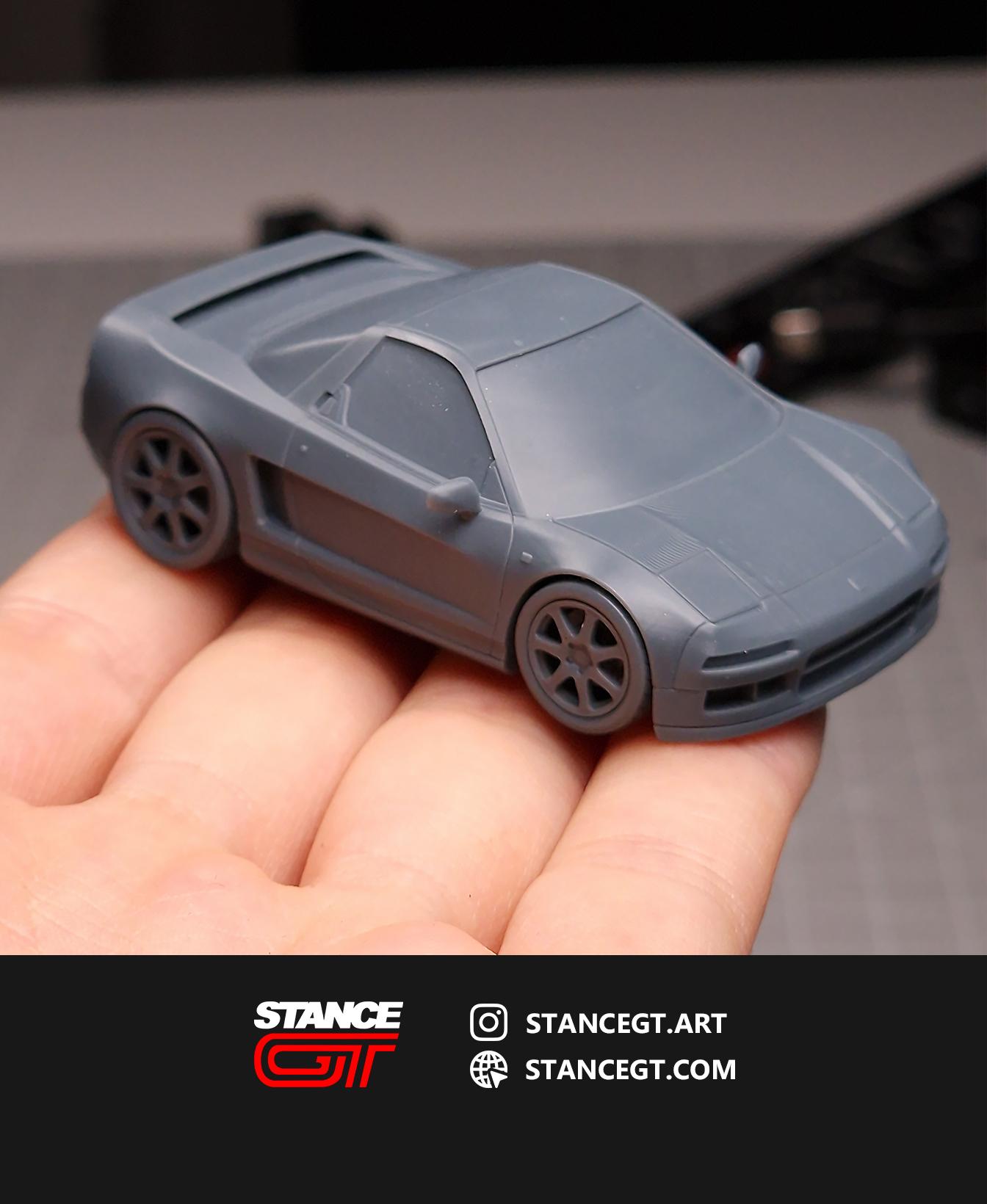 Hond4 NSX | Scale model kit car 3d model