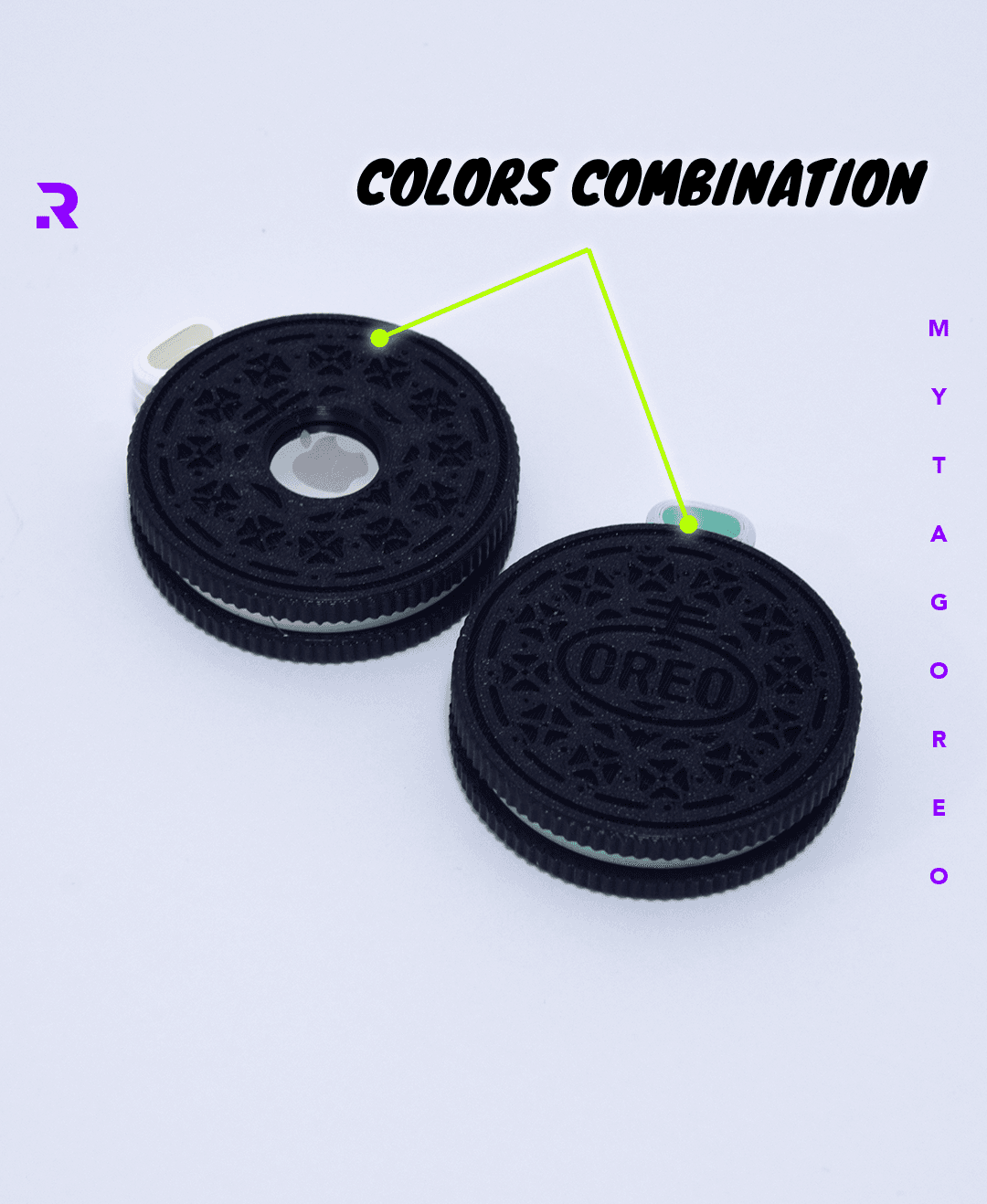 MyTag Oreo - Oreo AirTag Holder *by RNDM3D* 3d model