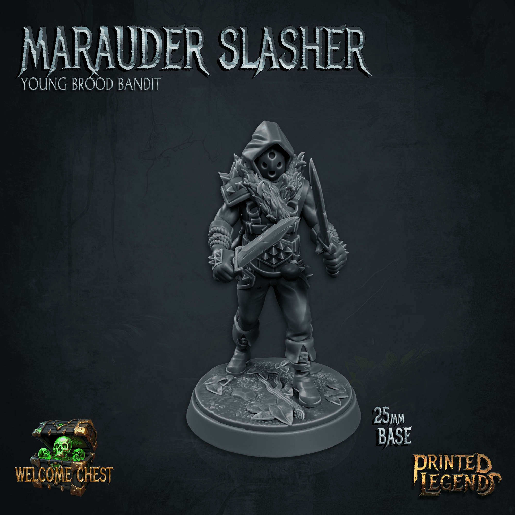 Marauder 01 (25mm Base) 3d model