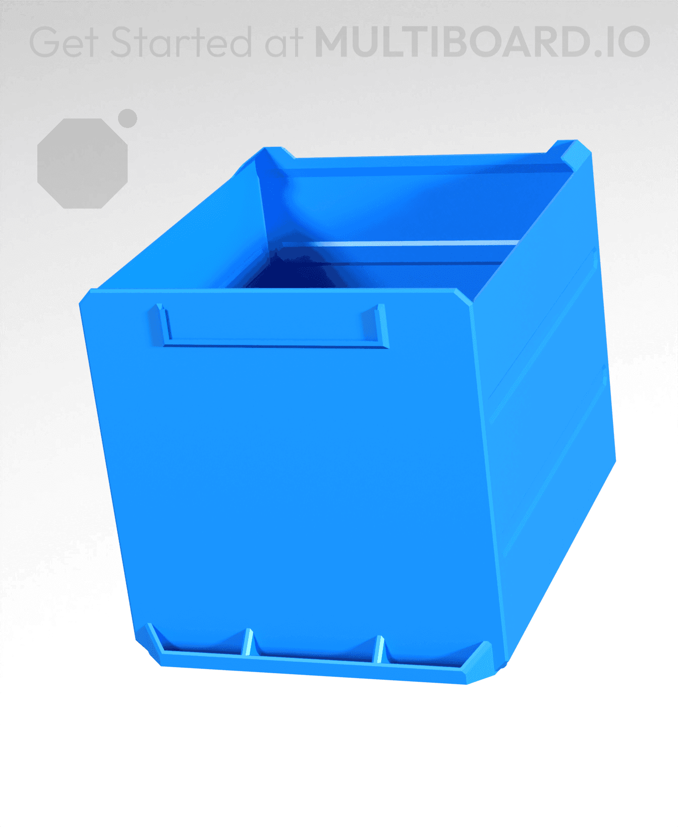 3x3x3.5-Deep - Multibin Simple Drawer 3d model