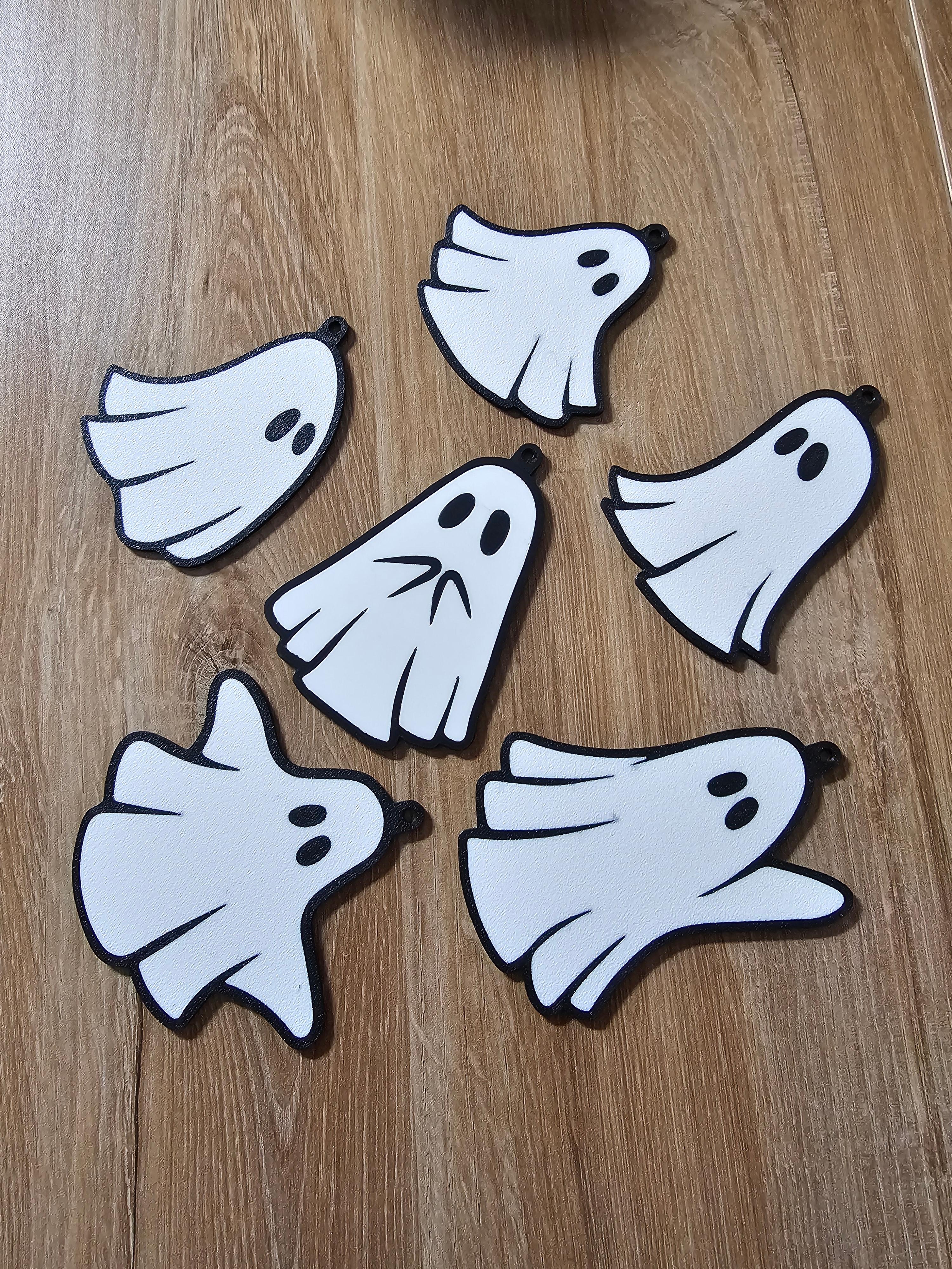 Ghost Keychain Set - AMS 3d model