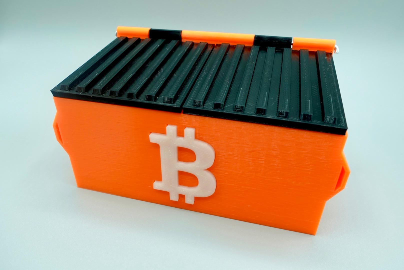 Bitcoin Dumpster 3d model