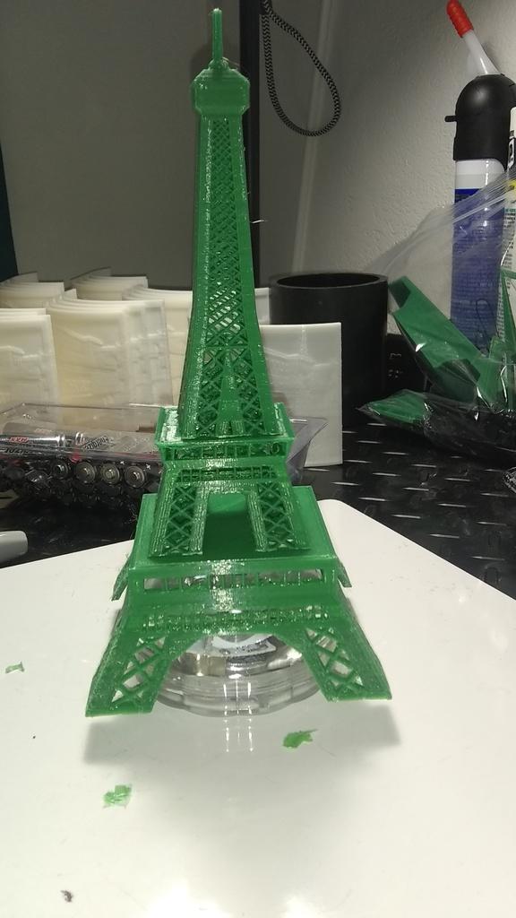 Eiffel Tower (3 Seperate Parts) 3d model