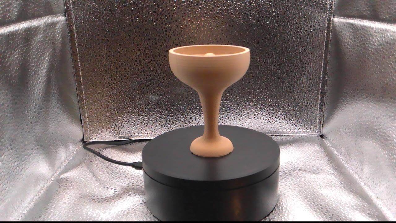Functional Pythagorean Cup - Print-in-Place 3d model