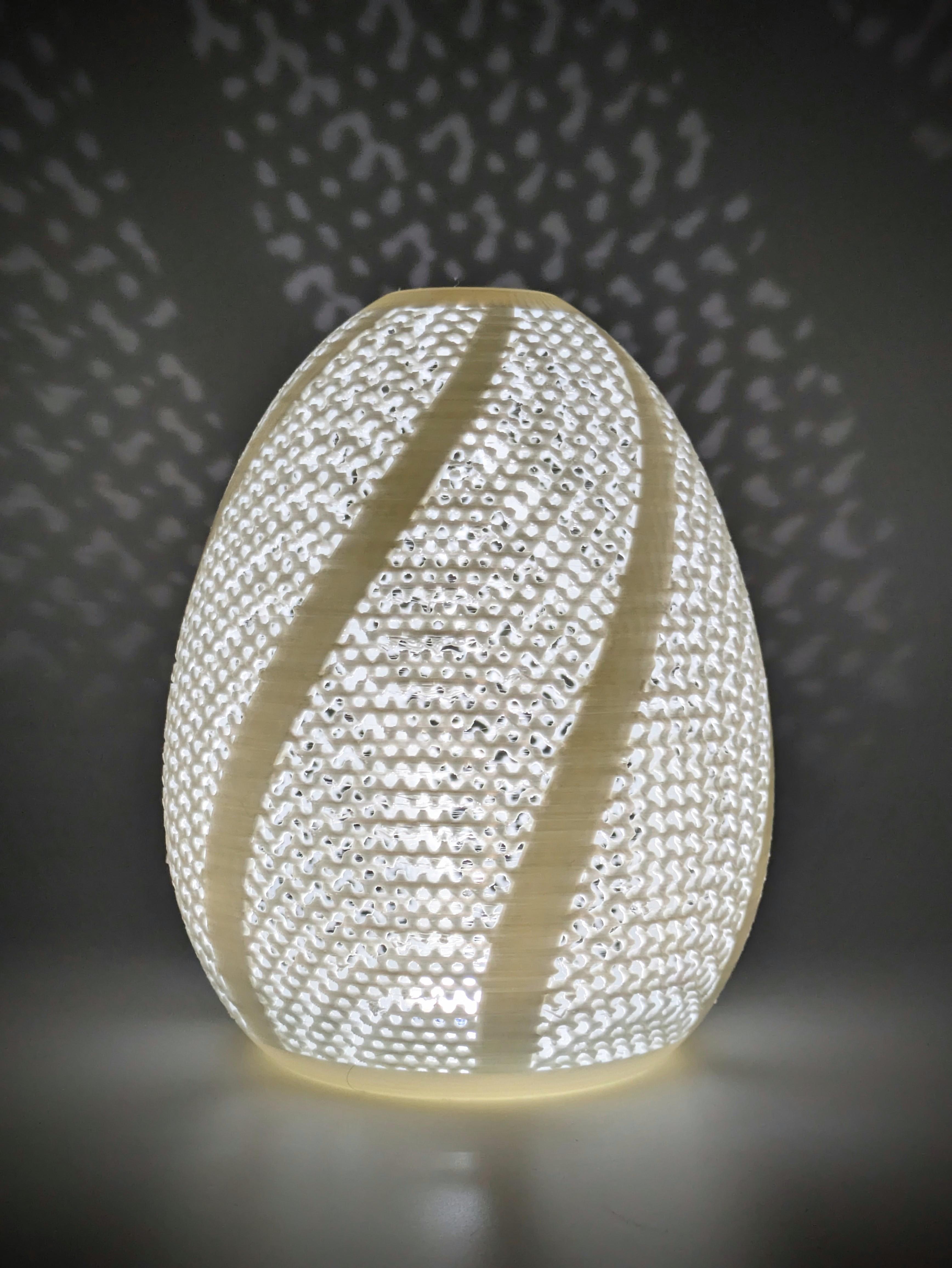 Gyroid Egg Shade 3d model