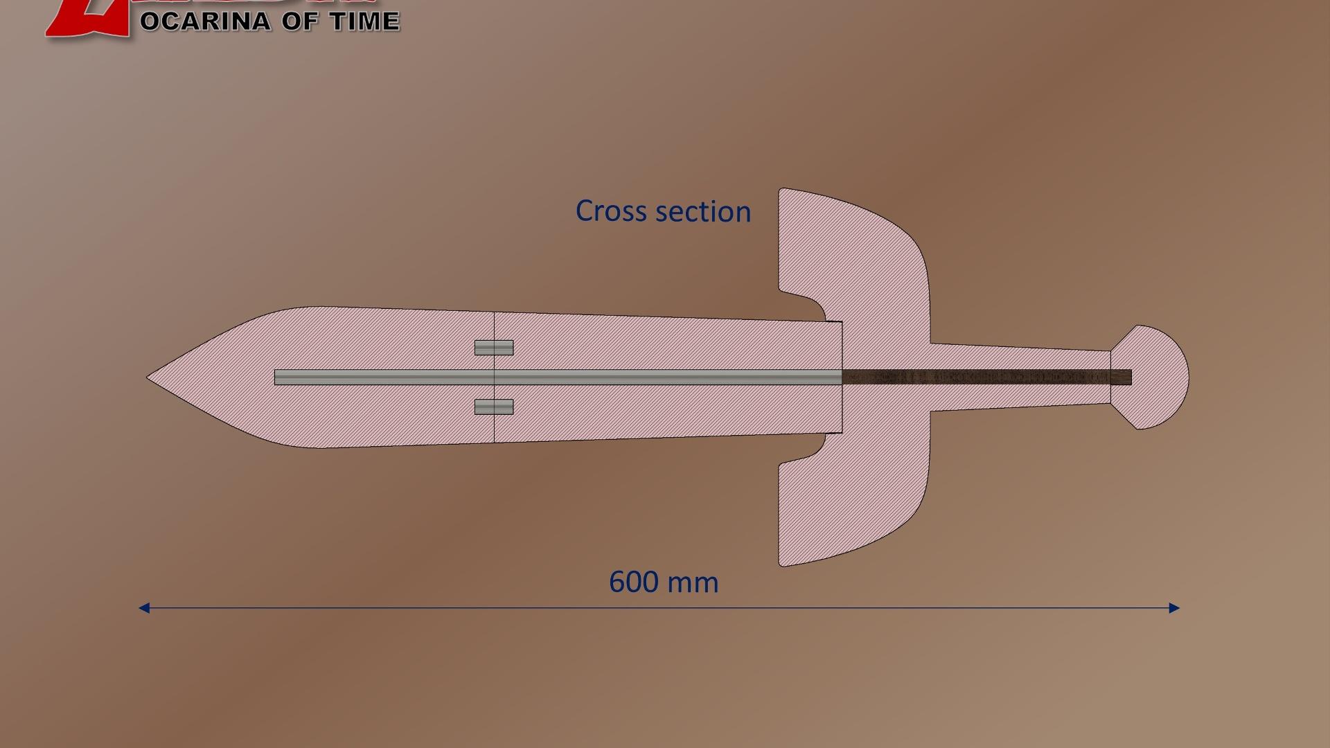 KOKIRI SWORD from Zelda OoT (Life Size)  3d model