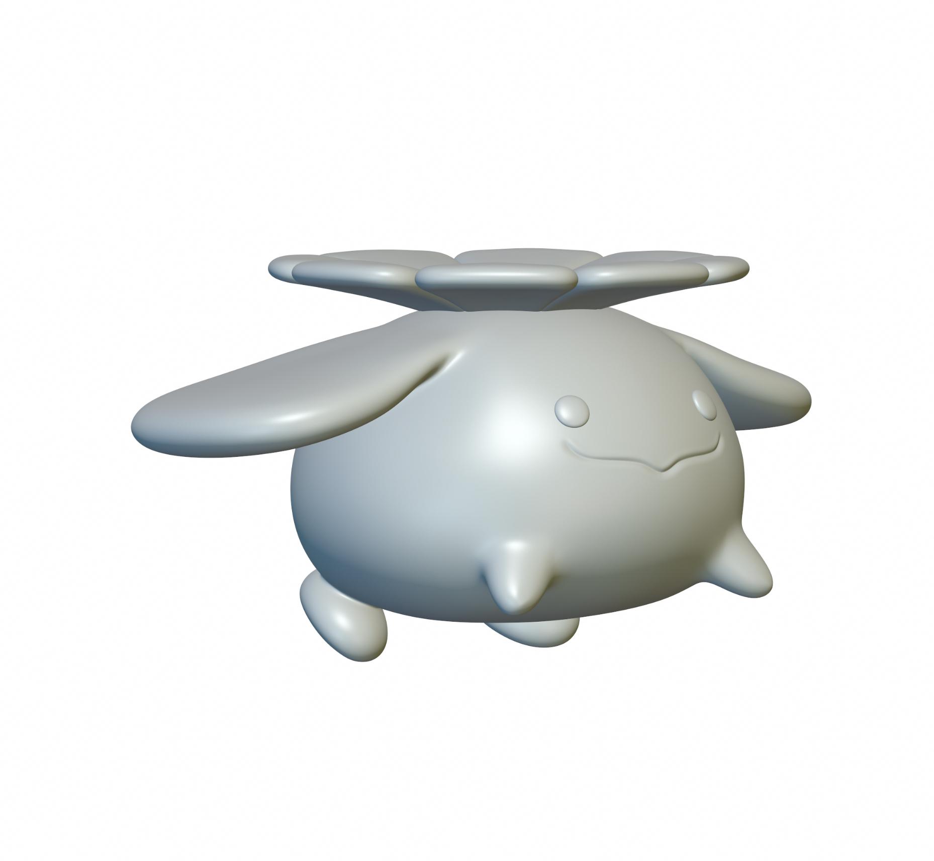 Skiploom Pokemon #188 3d model