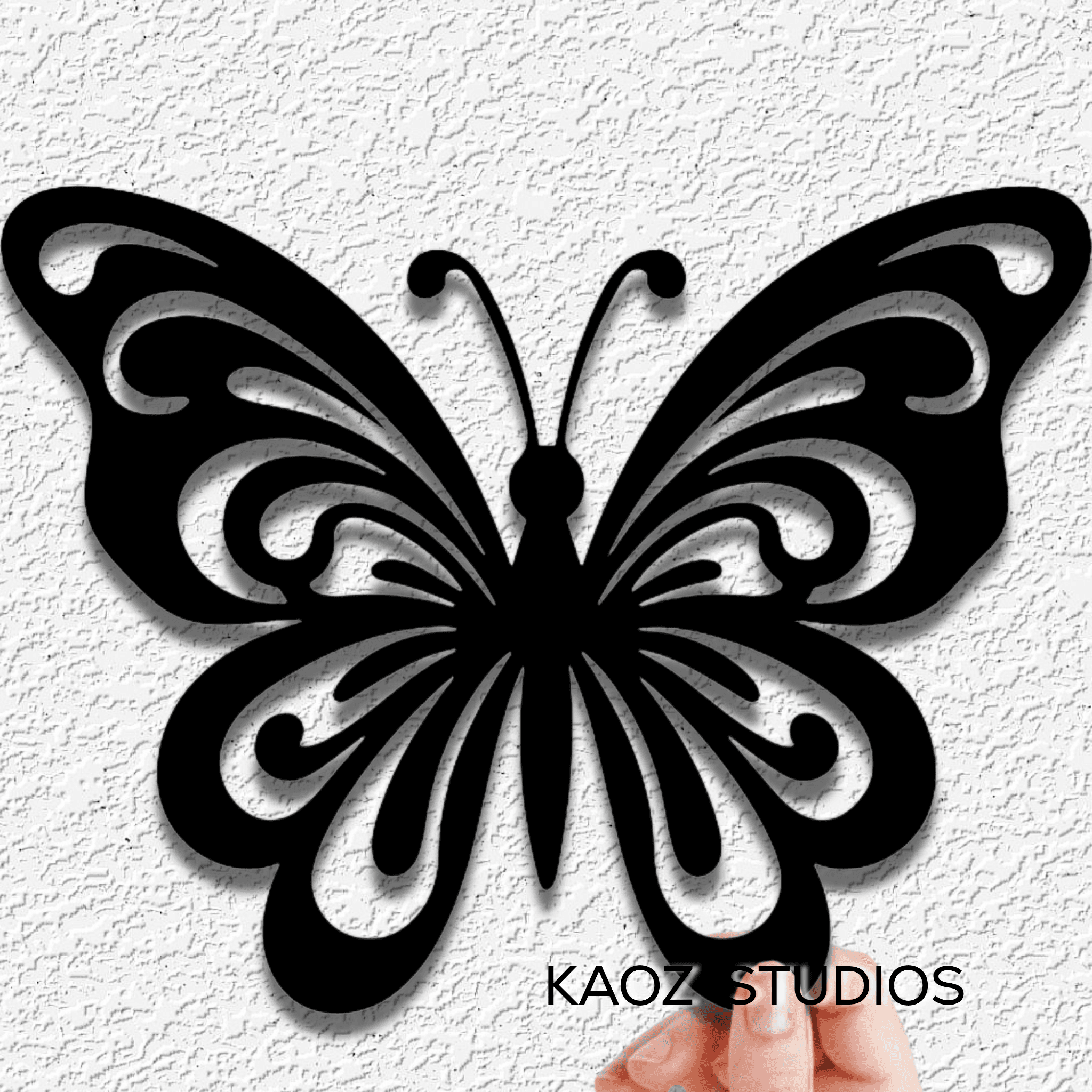 paisley butterfly wall art insect wall decor butterflies decoration 3d model