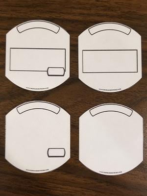 MTG Dry Erase Tokens with Counters for Magic the Gathering 3d model