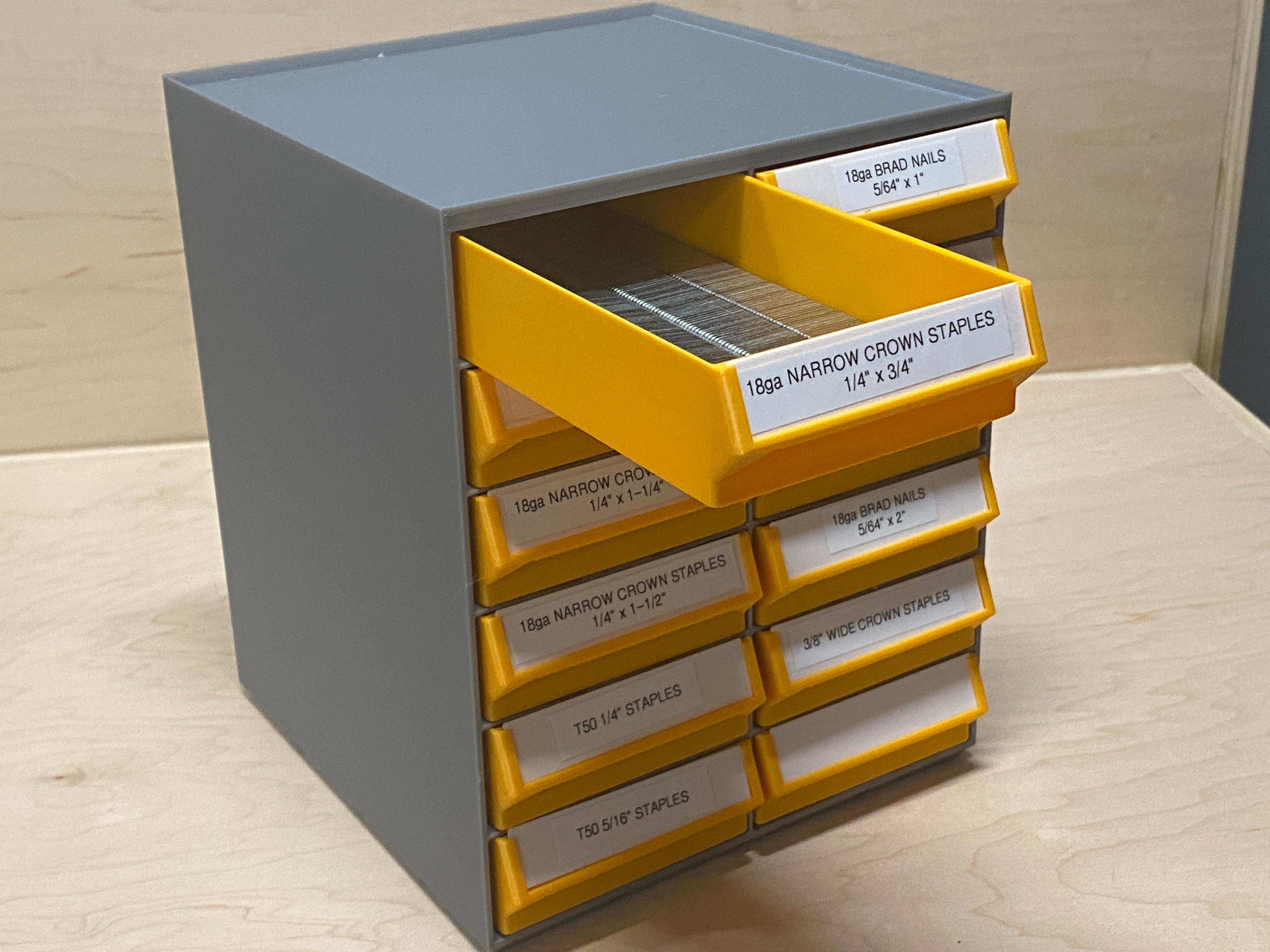 Screwfinity Medium Wide 4U drawer set 3d model