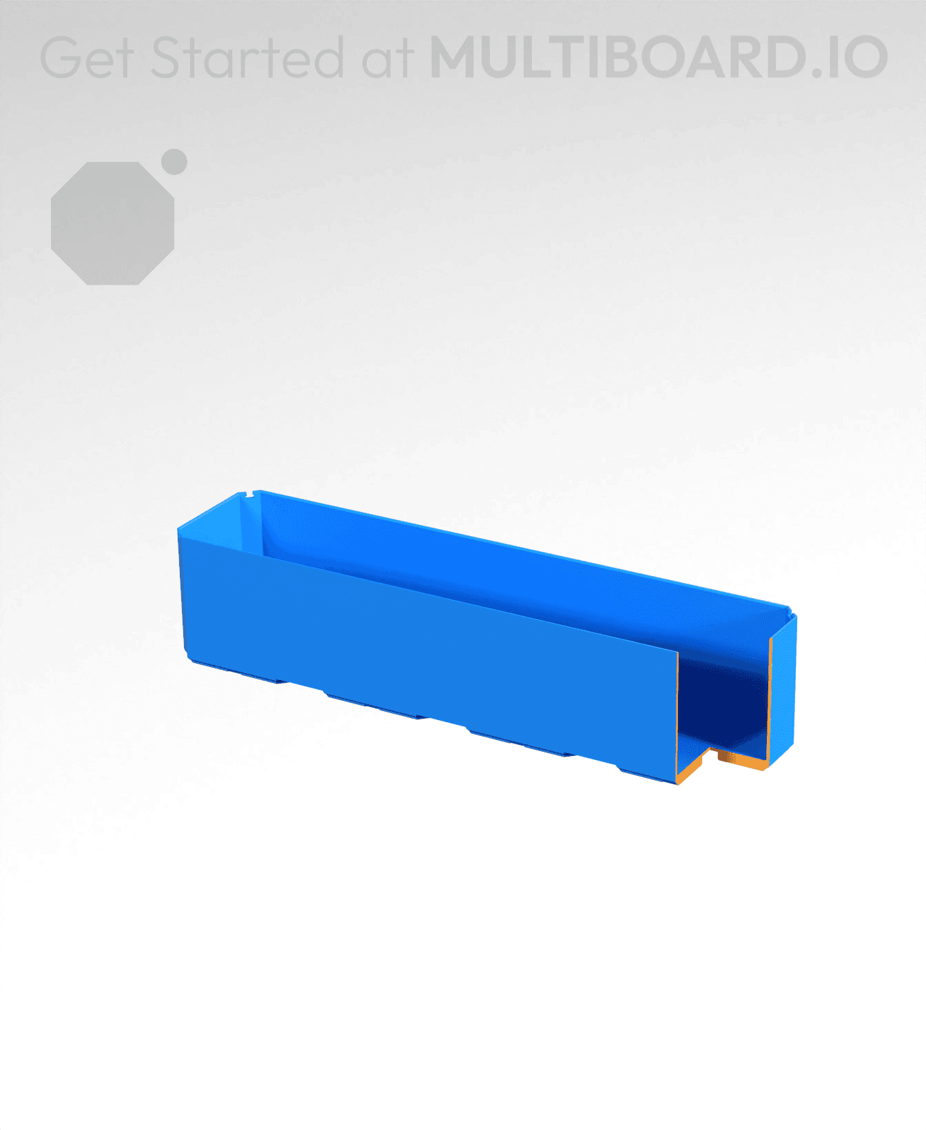 4x1x1 - Bin - Multibin Insert 3d model