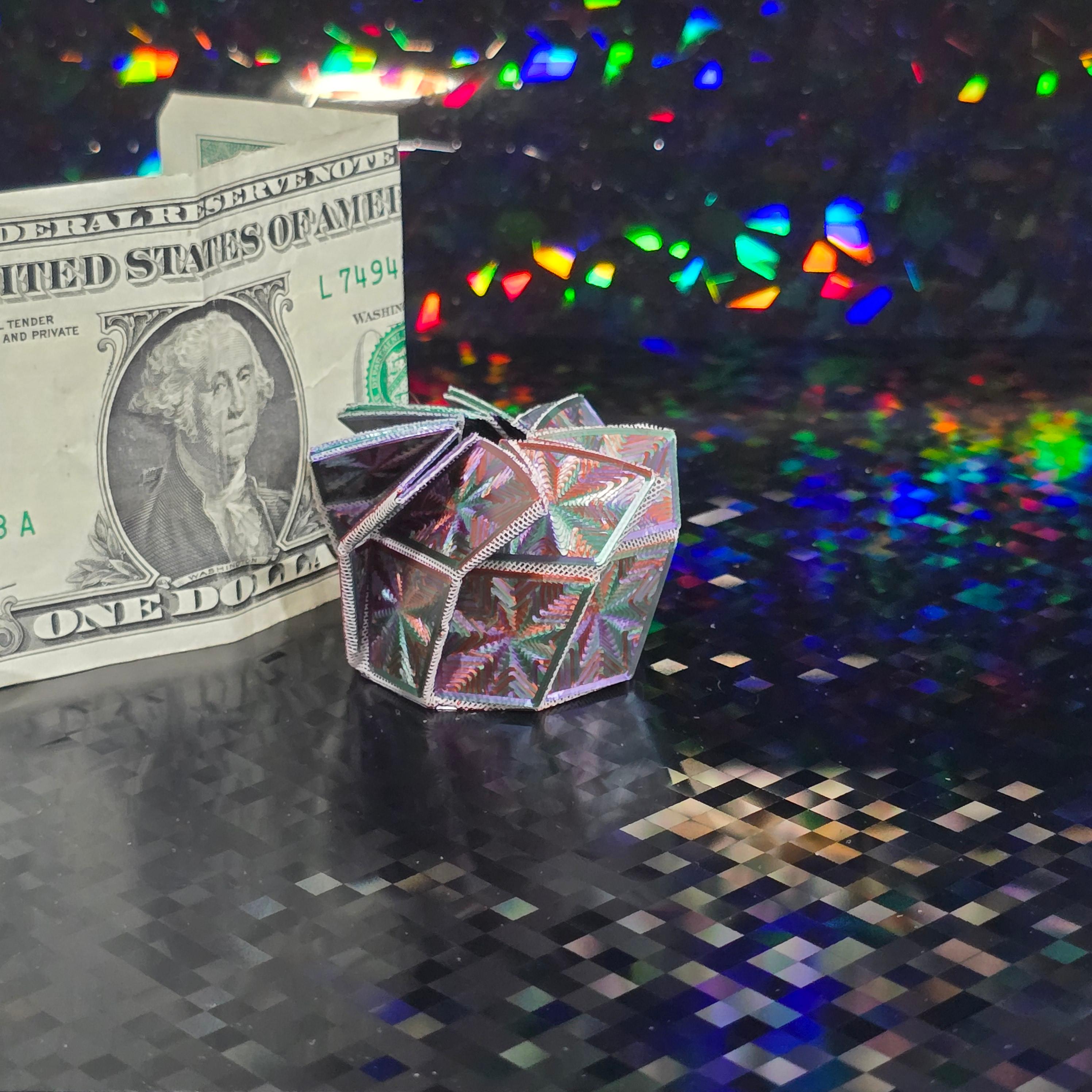 Octagon party favor box - 3 sizes 3d model