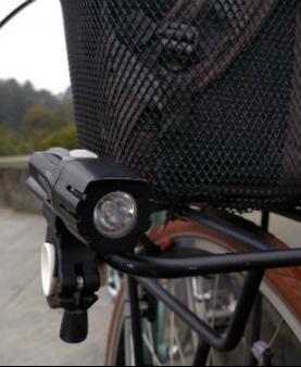 Light mount for bike rack or fork 3d model