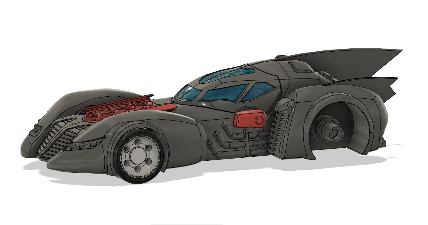 Arkham Knight Batmobile 3d model