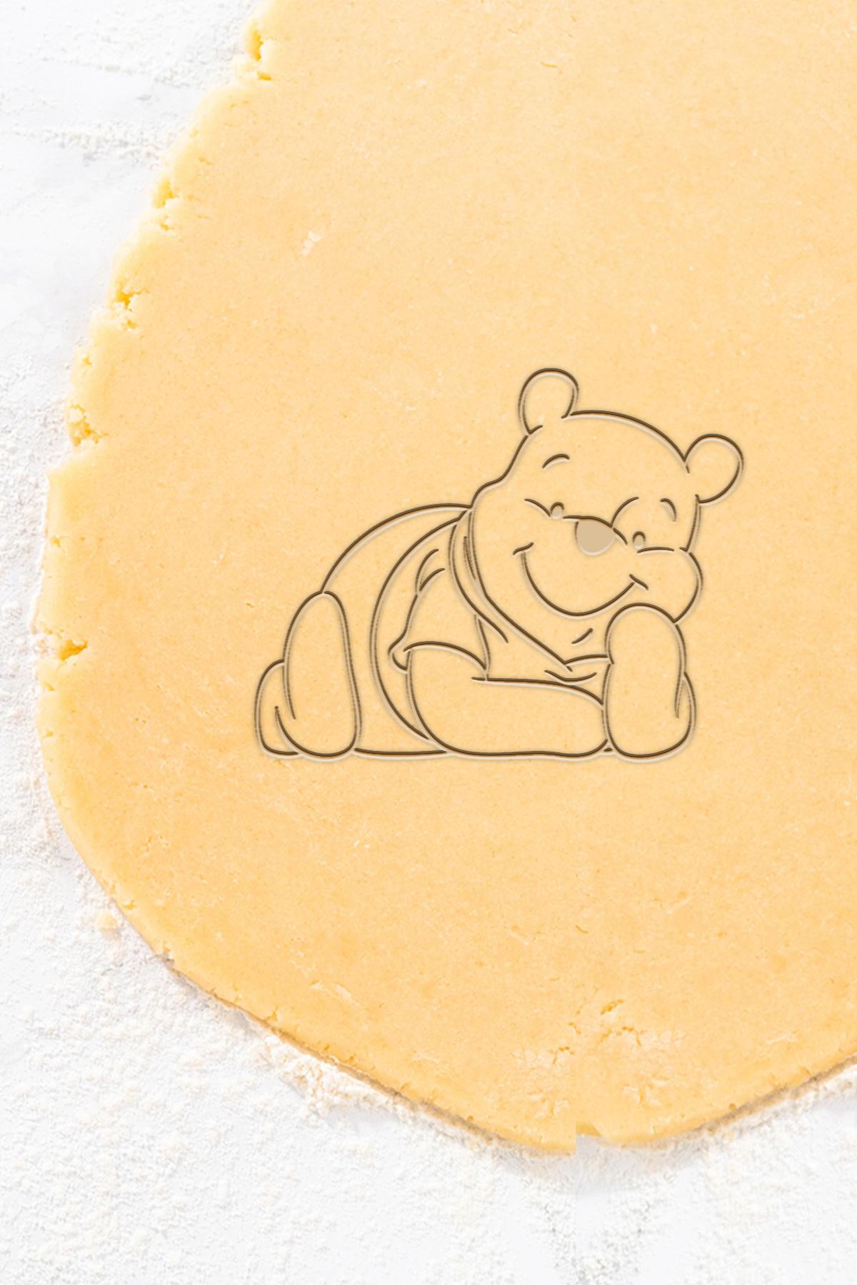 Winnie The Pooh Cookie Cutter, Biscuit Cutter 3d model