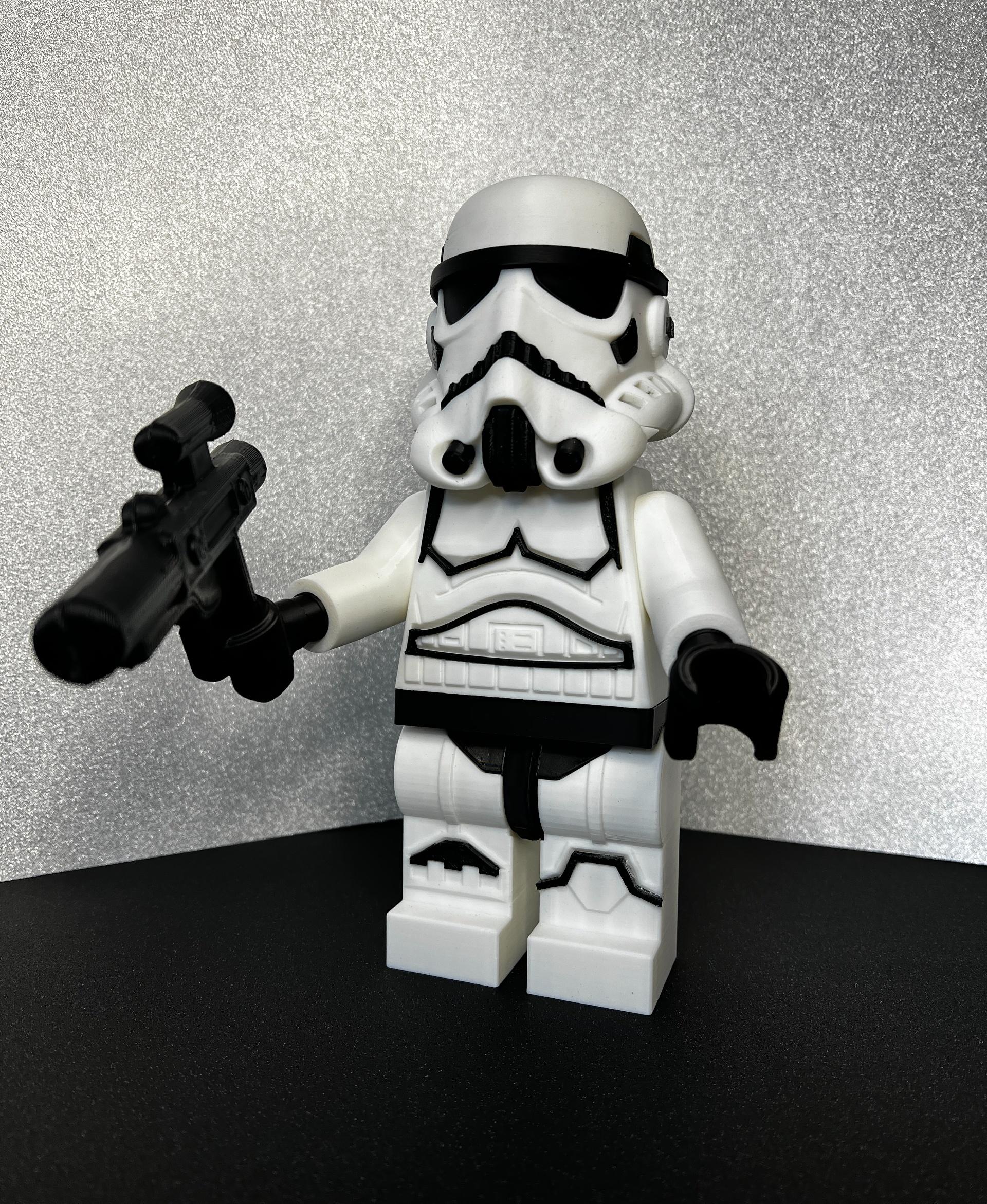 Stormtrooper (6:1 LEGO - easy to print now to print the rest of the collection - 3d model