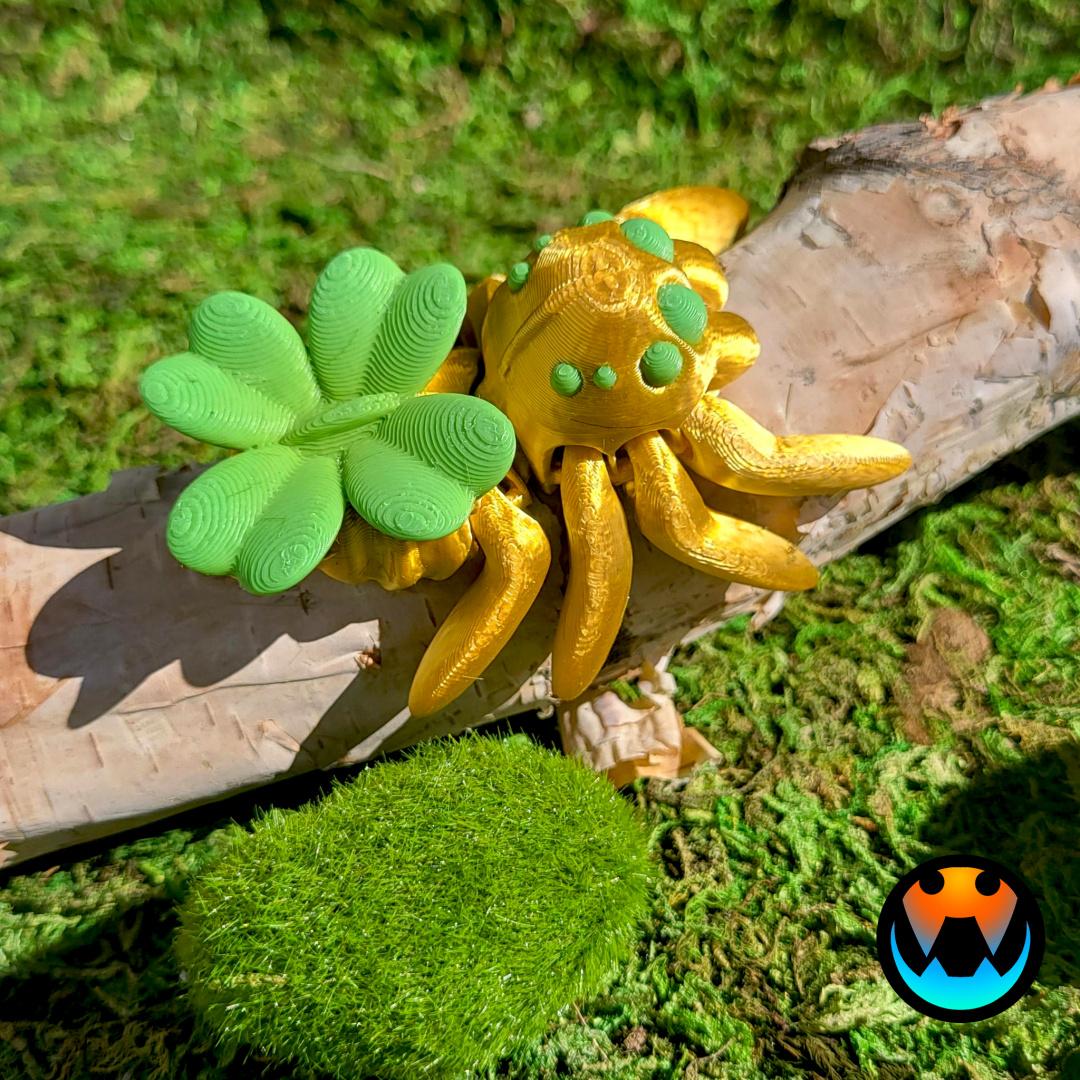 Lucky Clover Tiny Spider 3d model