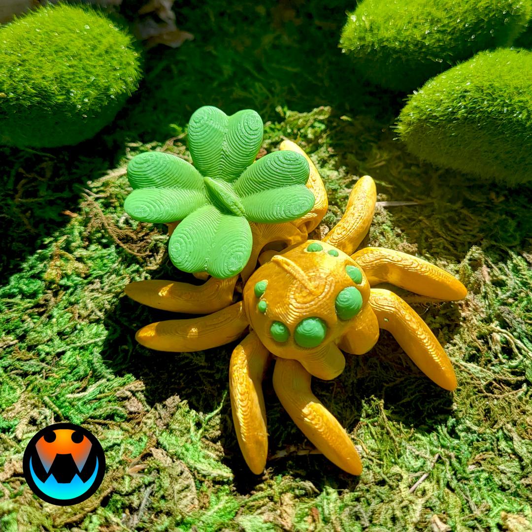 Lucky Clover Tiny Spider 3d model