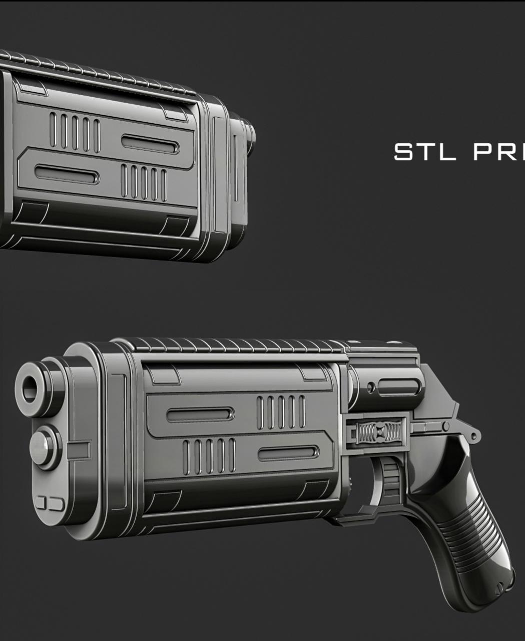 Andor Cassians Bryar pistol 3d model