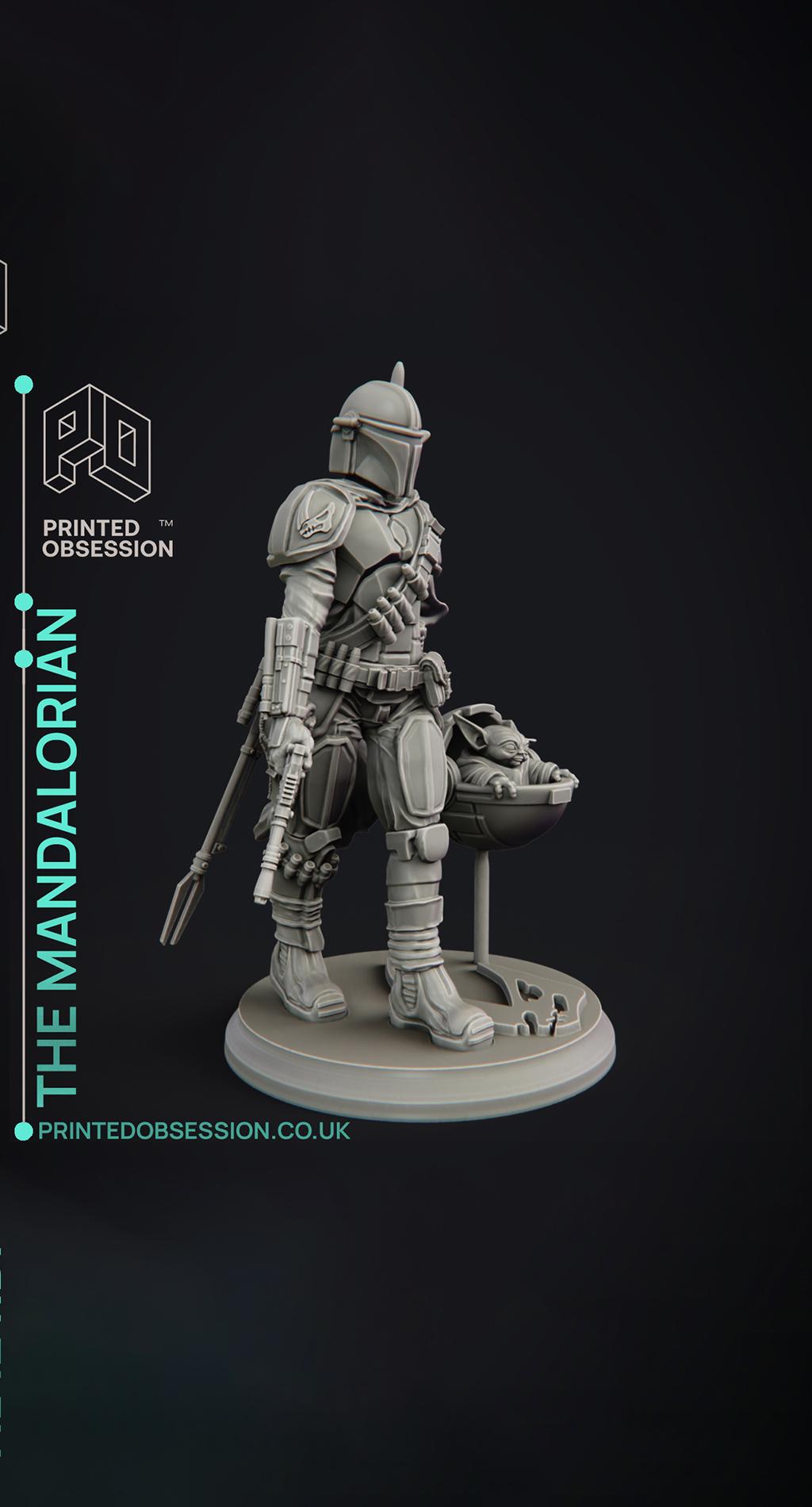 The Mandalorian - Star Wars Fan Art 3d model