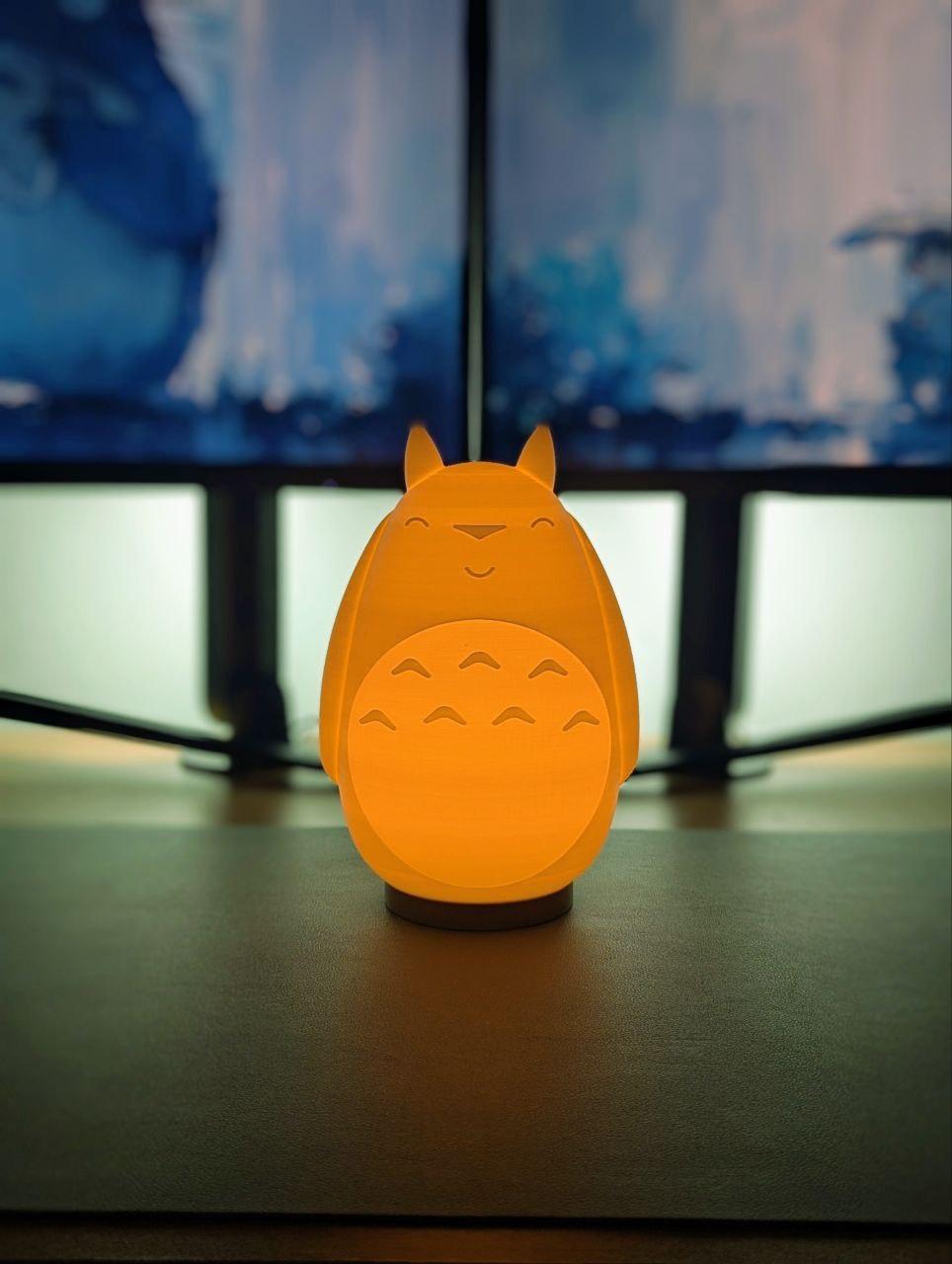 Totoro Lamp - Cordless 3d model