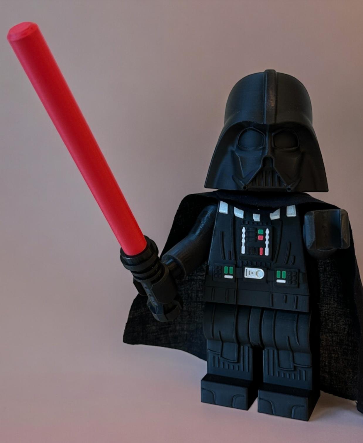 Darth Vader (6:1 LEGO 3d model