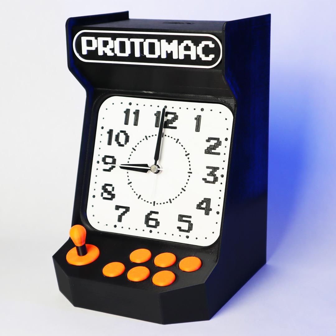 Retro Arcade Desk Clock 3d model
