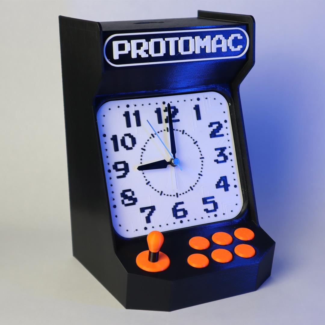 Retro Arcade Desk Clock 3d model