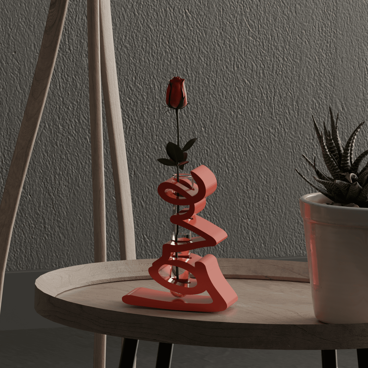 love vase.stl 3d model