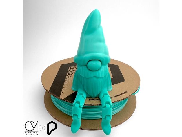 Protopasta Protognome - Flexi Gnome by CM Designs 3d model