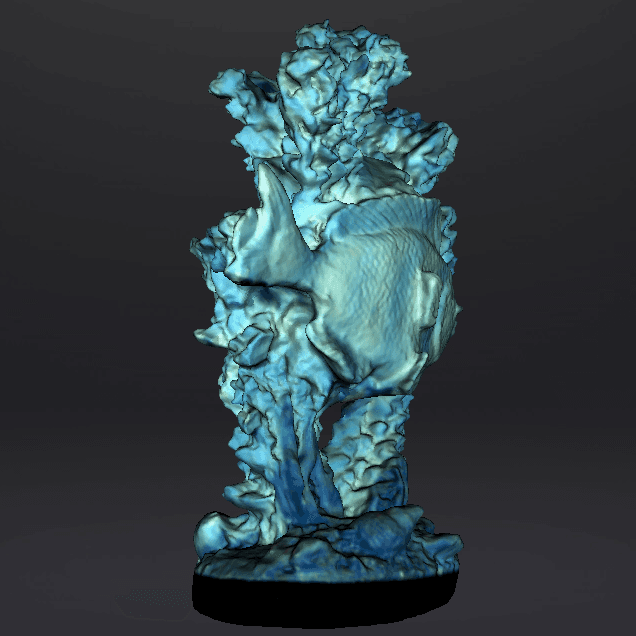 Coral and fish 3d model