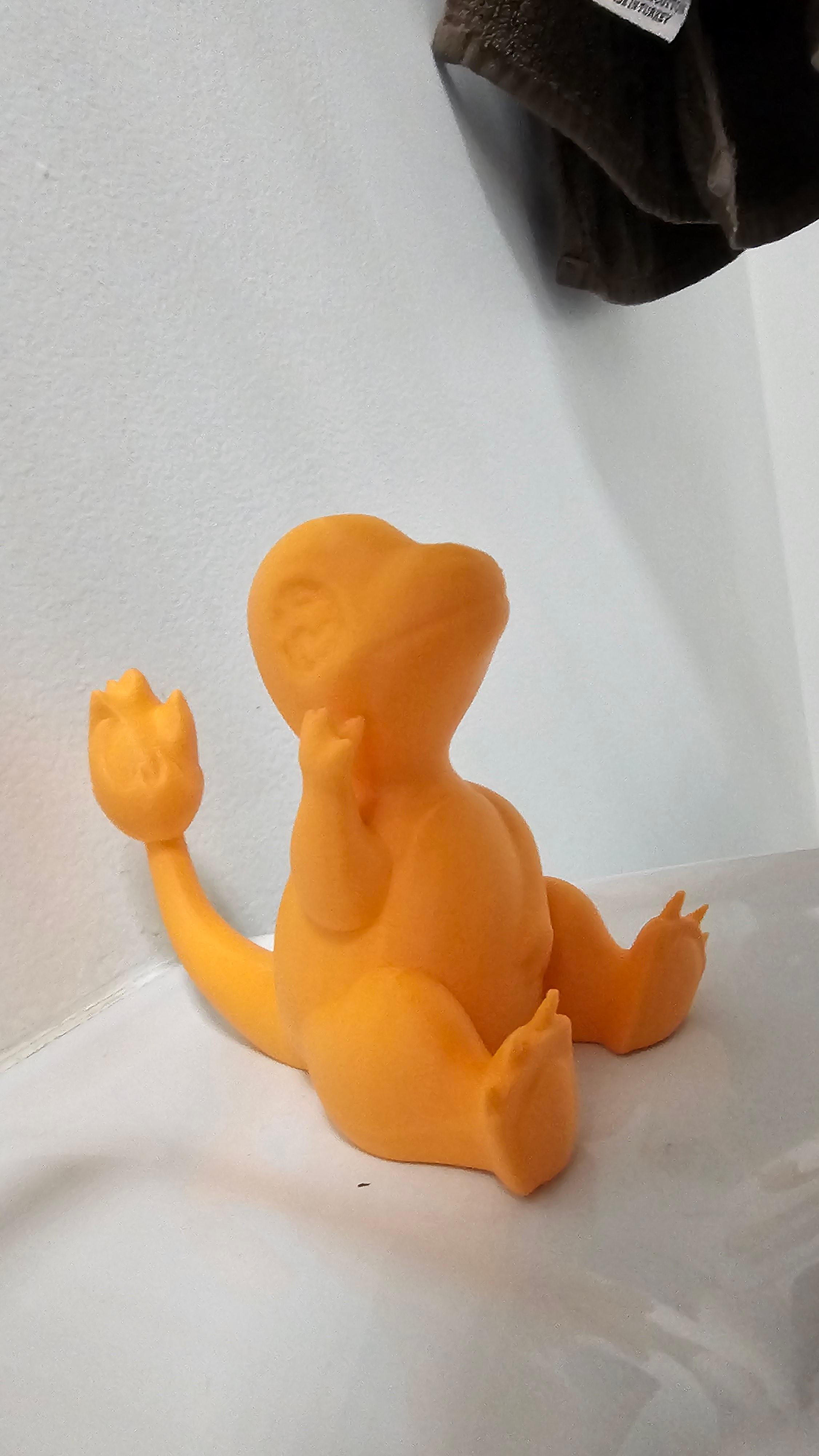 Supportless Charmander 3D Print Model | Multicolor-Ready Pokémon STL & .3mf 3d model