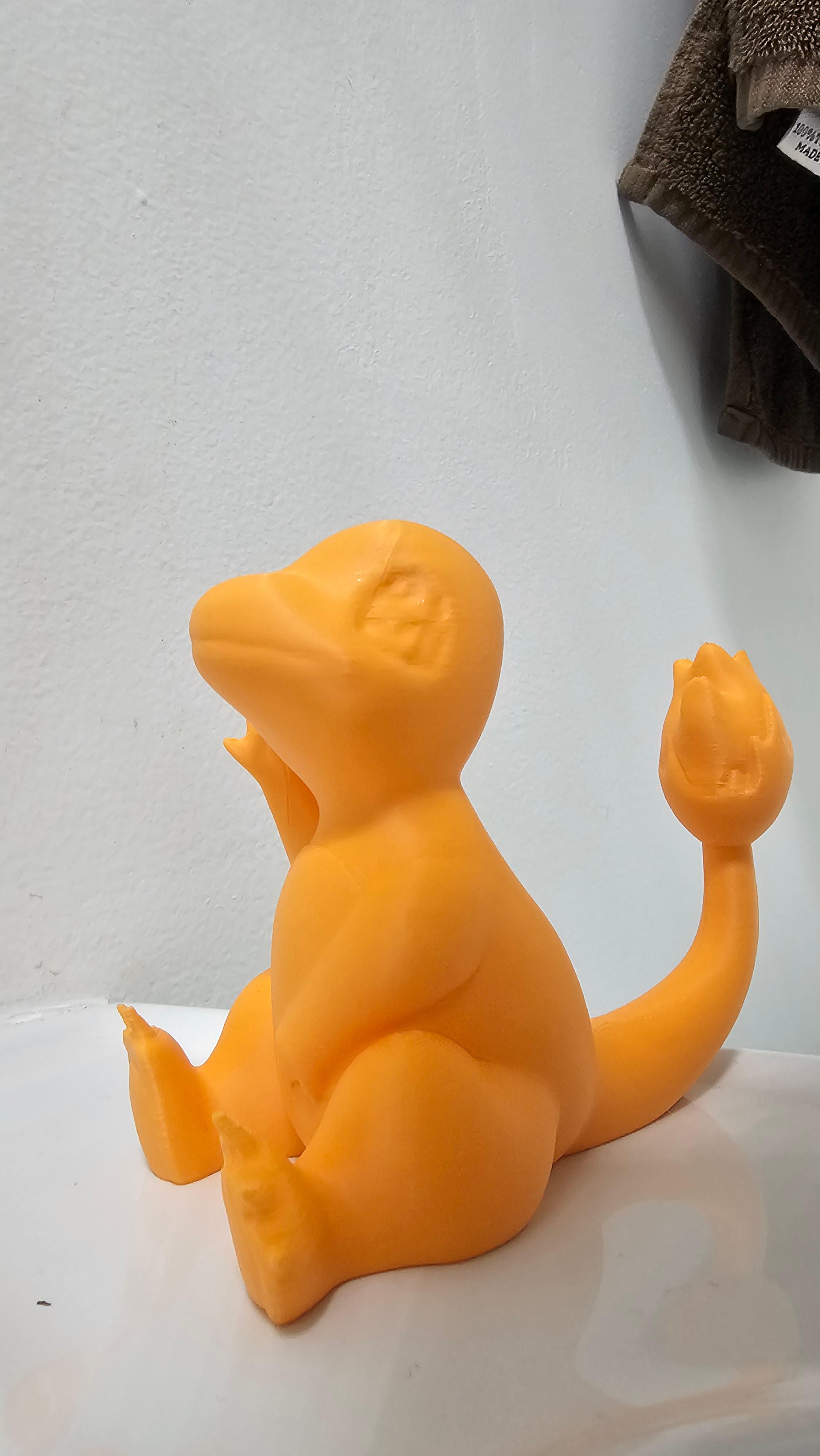 Supportless Charmander 3D Print Model | Multicolor-Ready Pokémon STL & .3mf 3d model