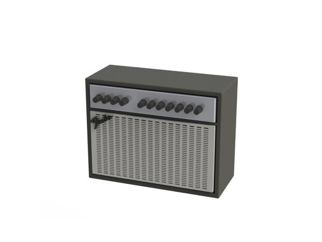 Fender Guitar Amplifier Amp Replica 3d model