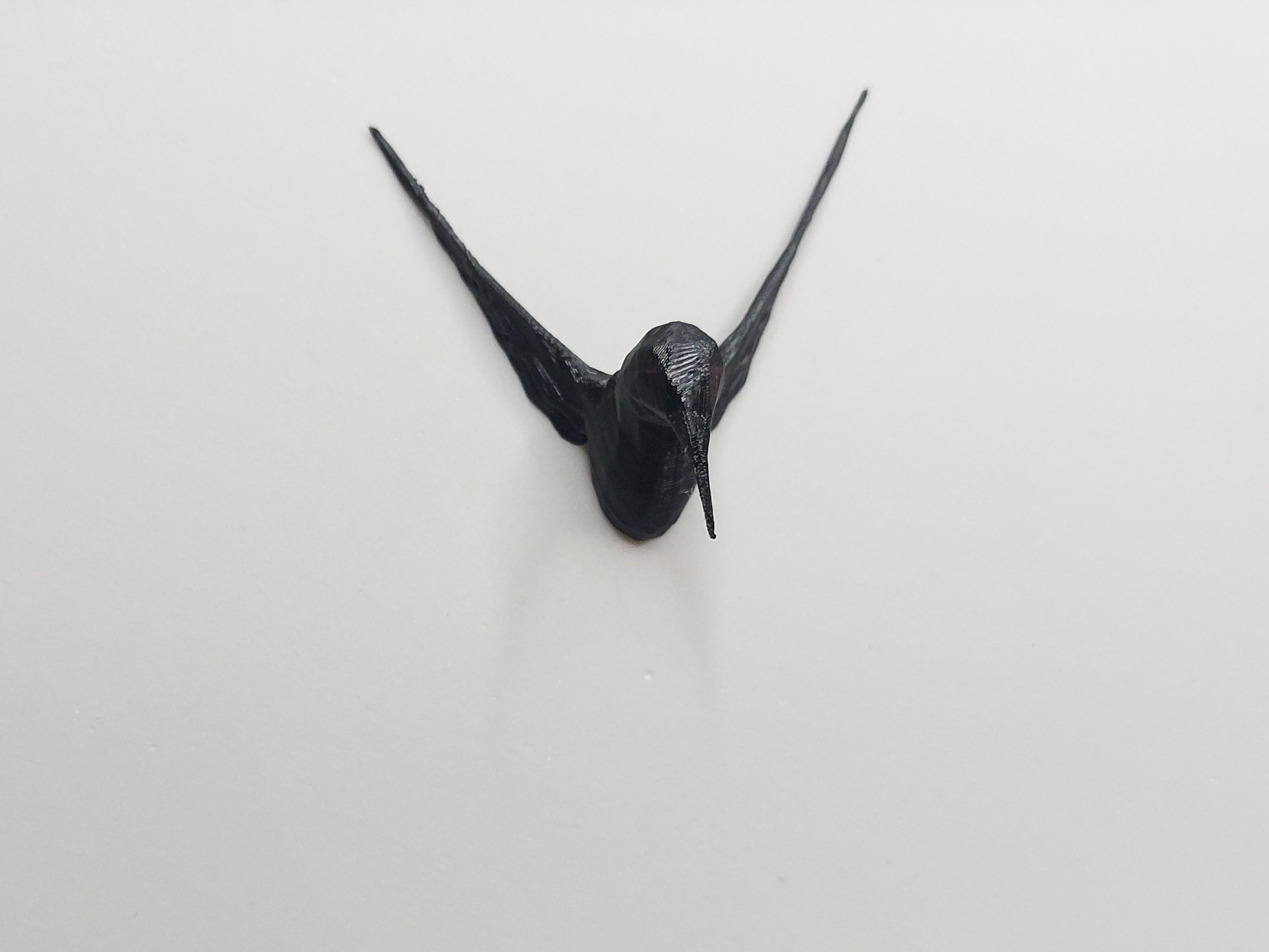 Low Poly Humming Bird Fridge Magnet 3d model