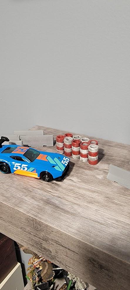 1:64 Tire Wall for Race Track 3d model