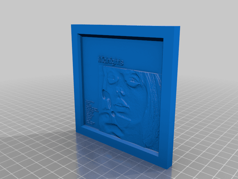 Midnights by Taylor Swift Lithopane 3d model
