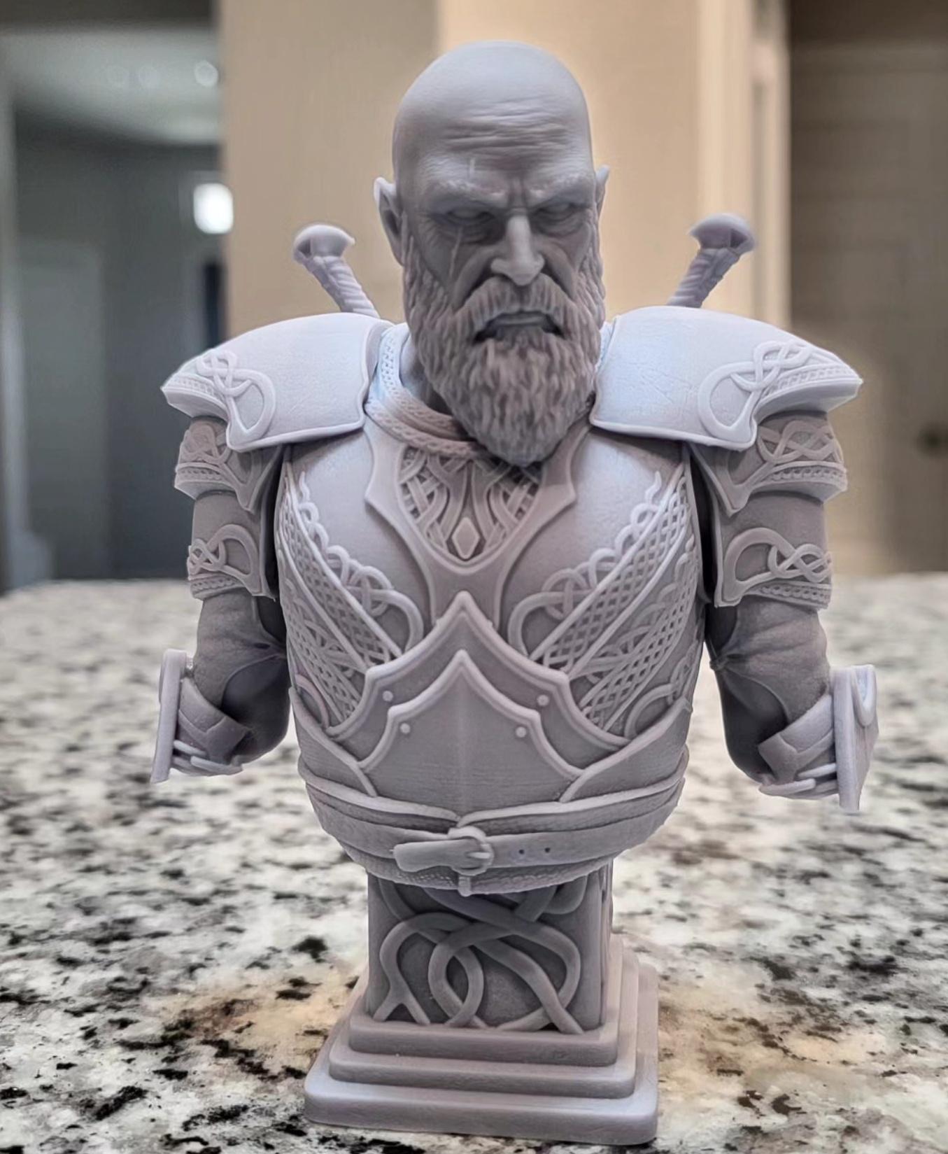 Kratos - (Pre-Supported) - Printed on Elegoo Mars 2 Pro - 3d model